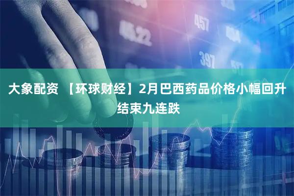 大象配资 【环球财经】2月巴西药品价格小幅回升 结束九连跌